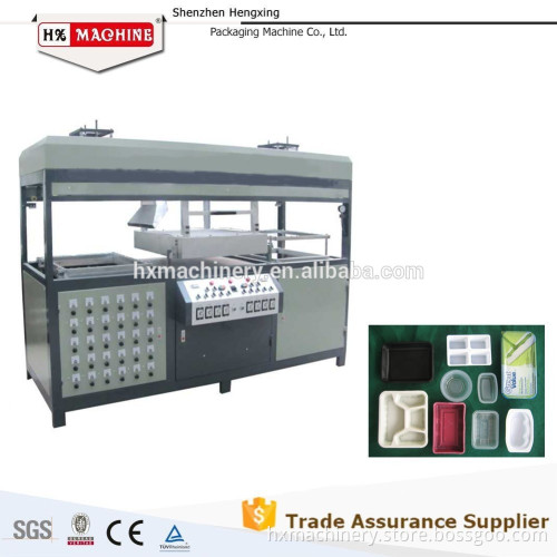 forming machine for flower-shaped three compartments food tray